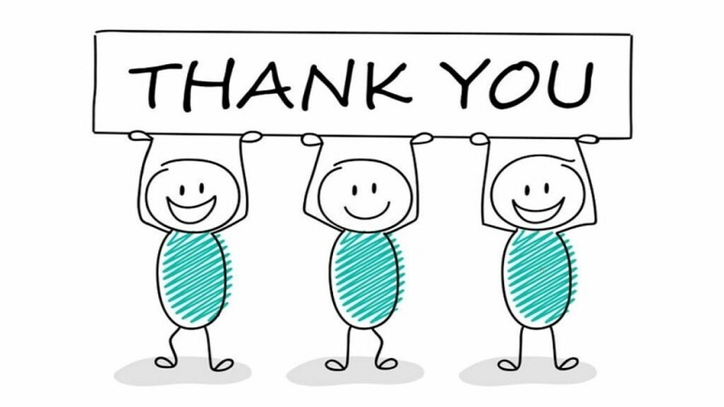 Hình nền Powerpoint cảm ơn cute mặt cười