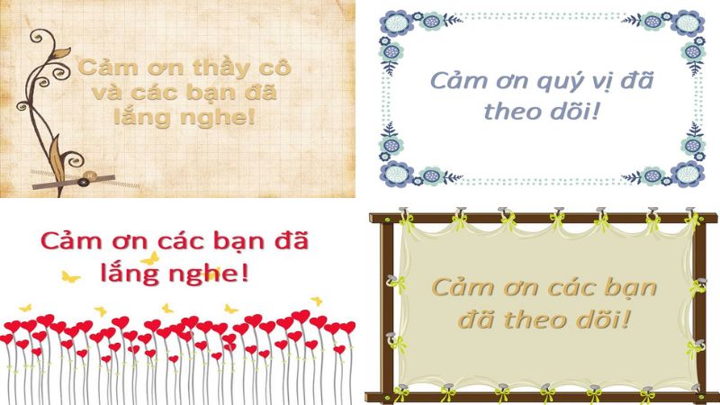 60 Hình nền Powerpoint cảm ơn cuối slide, thank you for watching