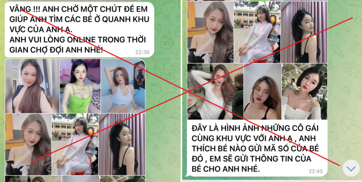 Cảnh báo chiêu trò lừa đảo dưới hình thức mua, bán dâm trên mạng xã hội