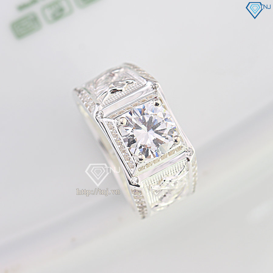 Nhẫn bạc nam hình rồng đẹp NNA0800