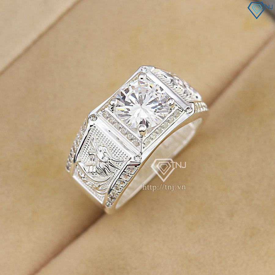 Nhẫn bạc nam hình rồng đẹp NNA0800