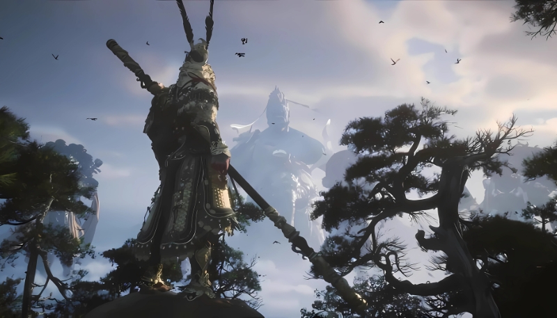 Ảnh nền khỉ vàng 3D mềm mại