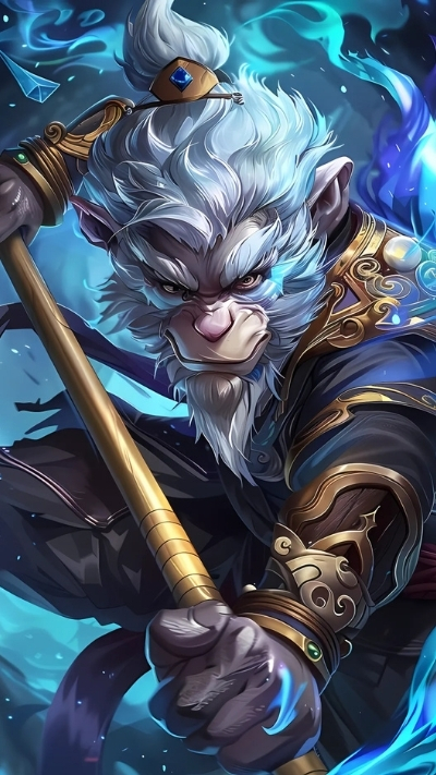 Ảnh nền khỉ 3D ngầu mạnh mẽ