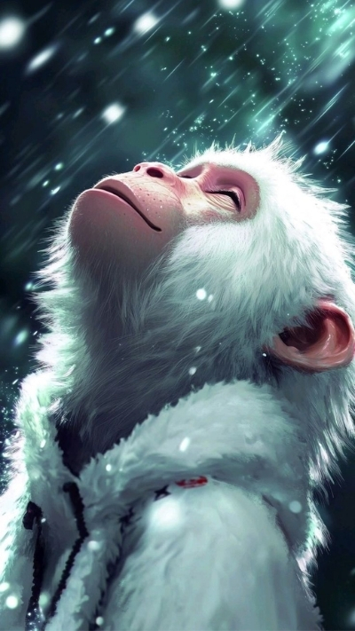 Ảnh nền khỉ 3D ngầu hầm hố