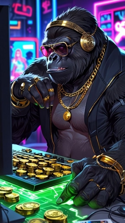 Ảnh nền khỉ 3D ngầu siêu ngầu