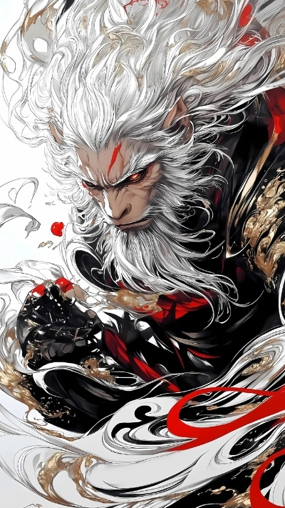 Ảnh nền khỉ 3D hoạt hình rực rỡ