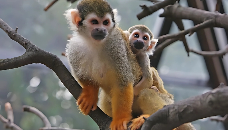 Ảnh nền khỉ vàng 3D thời thượng