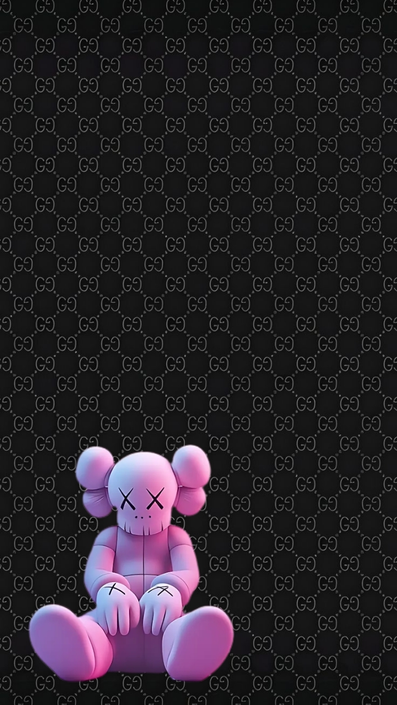 hình nền bearbrick gucci đẹp đậm chất