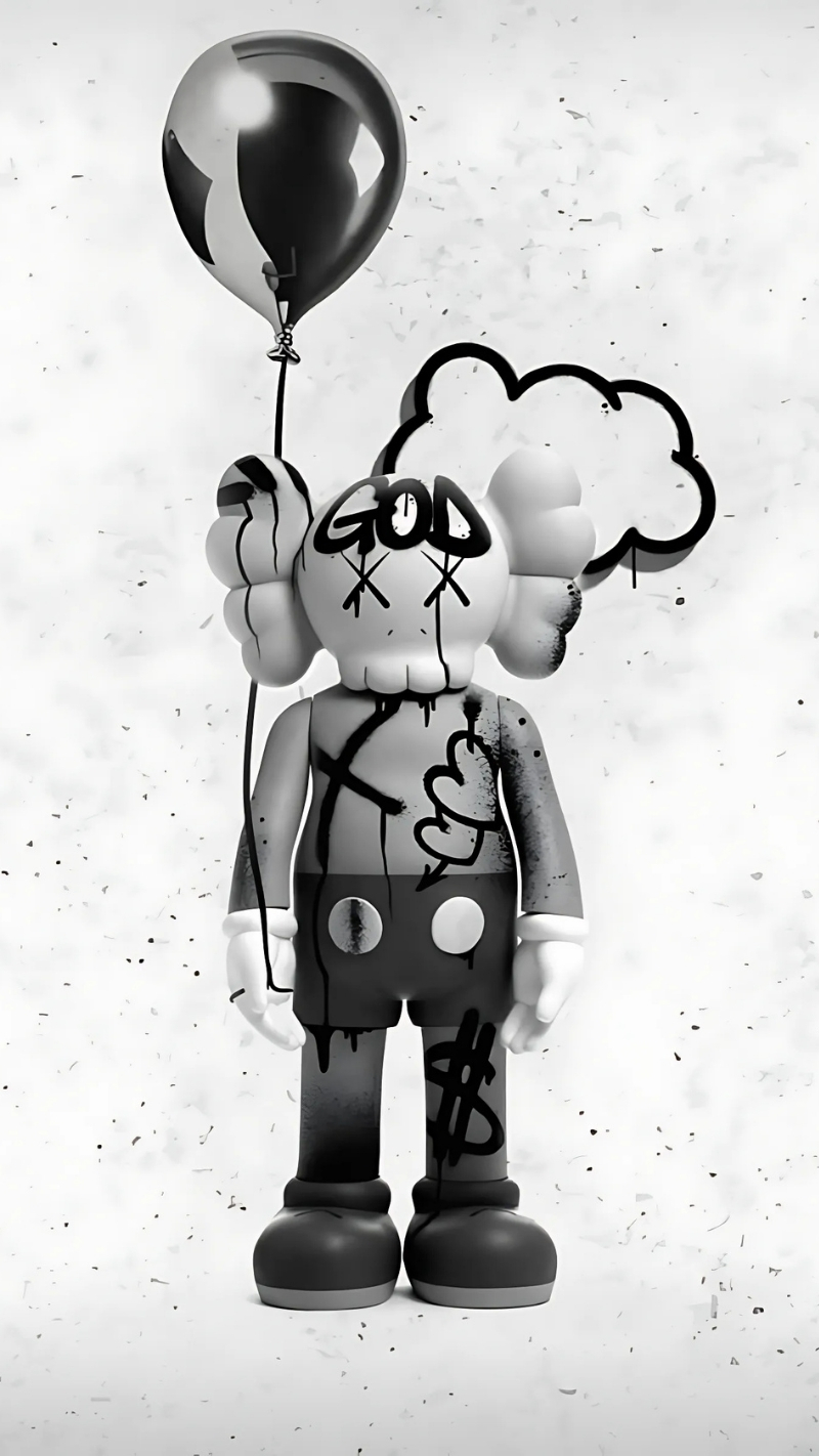 hình nền bearbrick bản giới hạn thời thượng