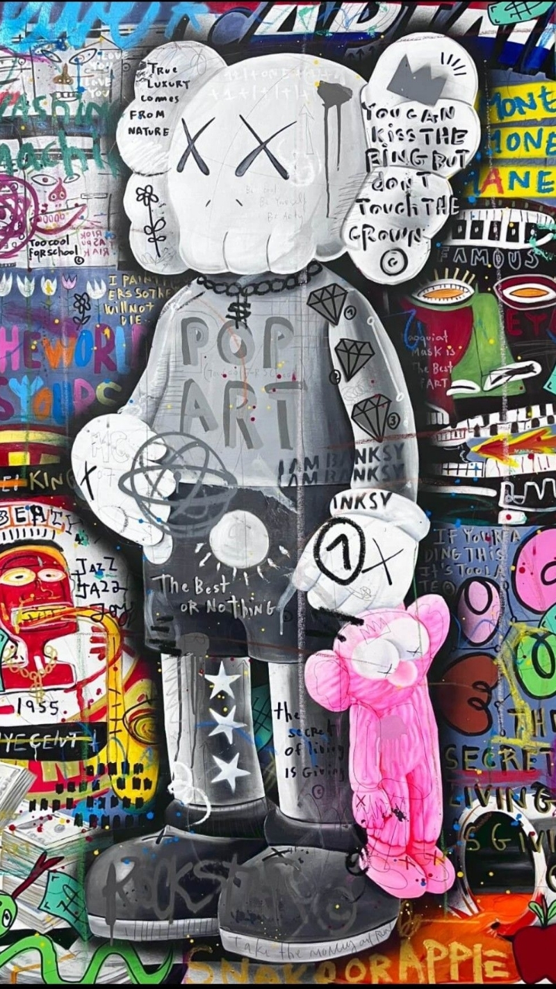 hình nền bearbrick bản giới hạn cực độc