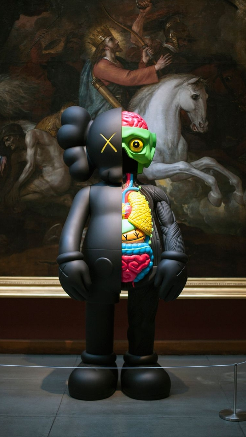 hình nền bearbrick classic tinh tế