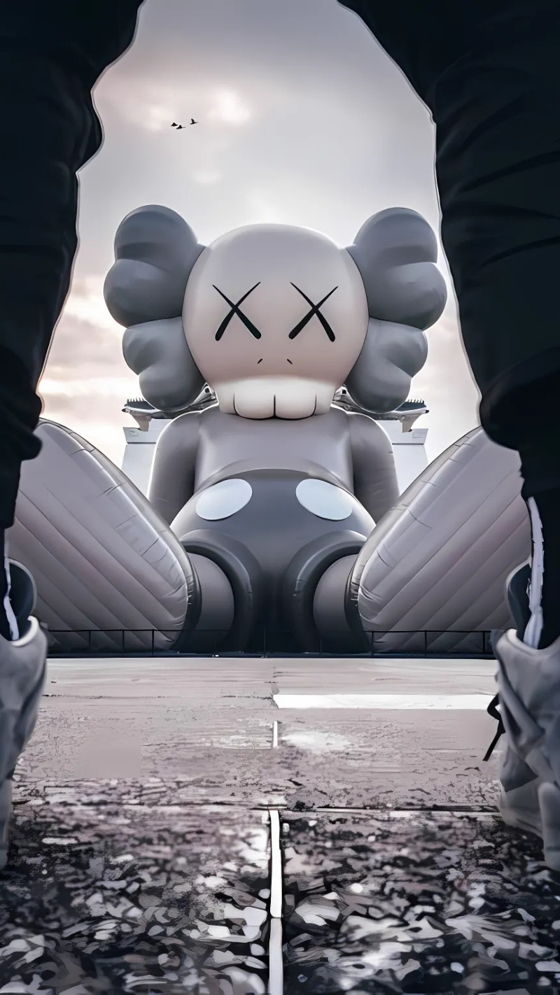 hình nền bearbrick classic thanh lịch