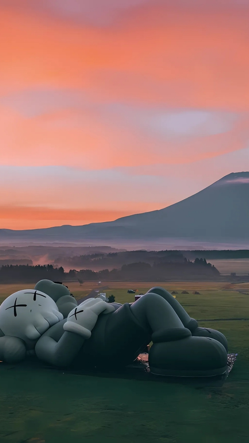 hình nền bearbrick classic nét đẹp xưa