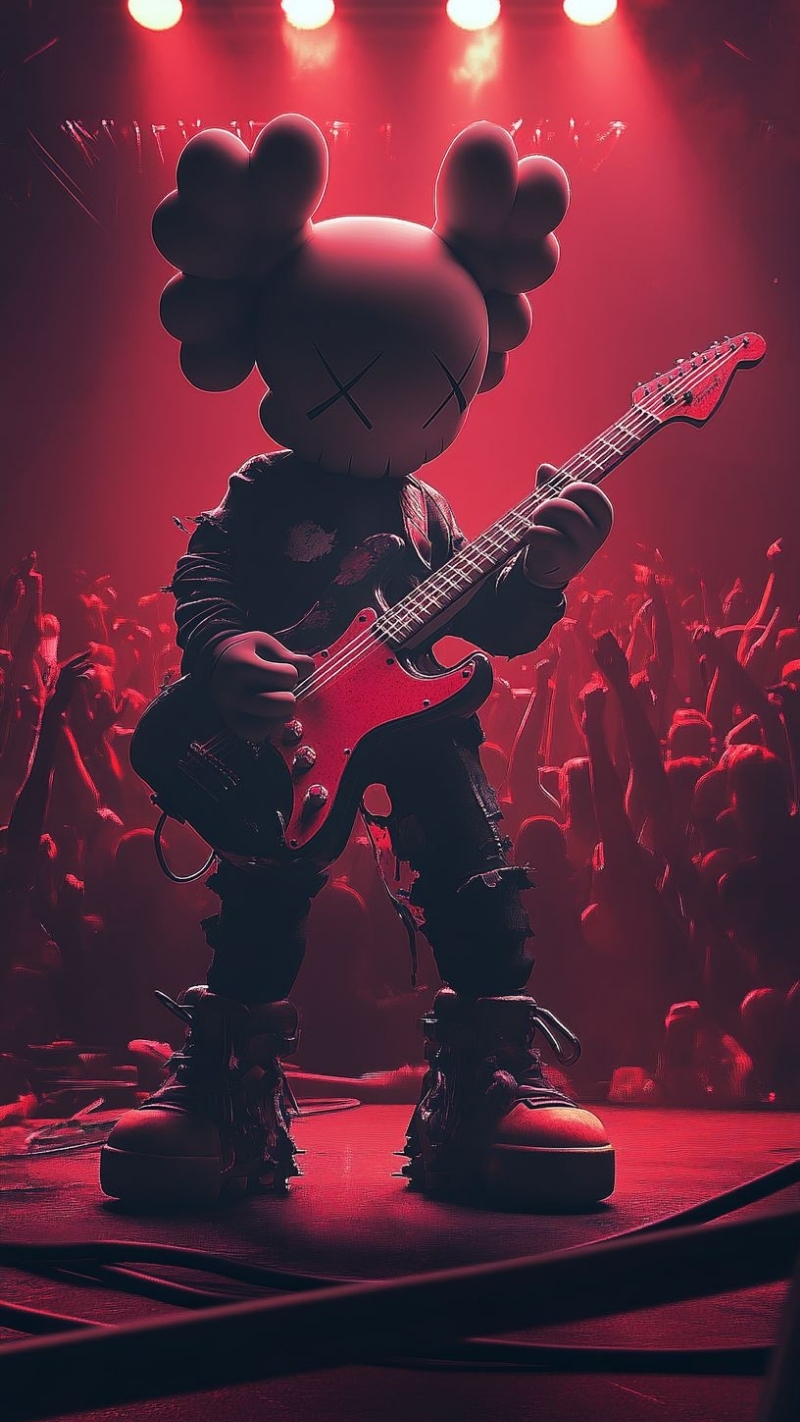 hình nền bearbrick nghệ thuật sắc nét