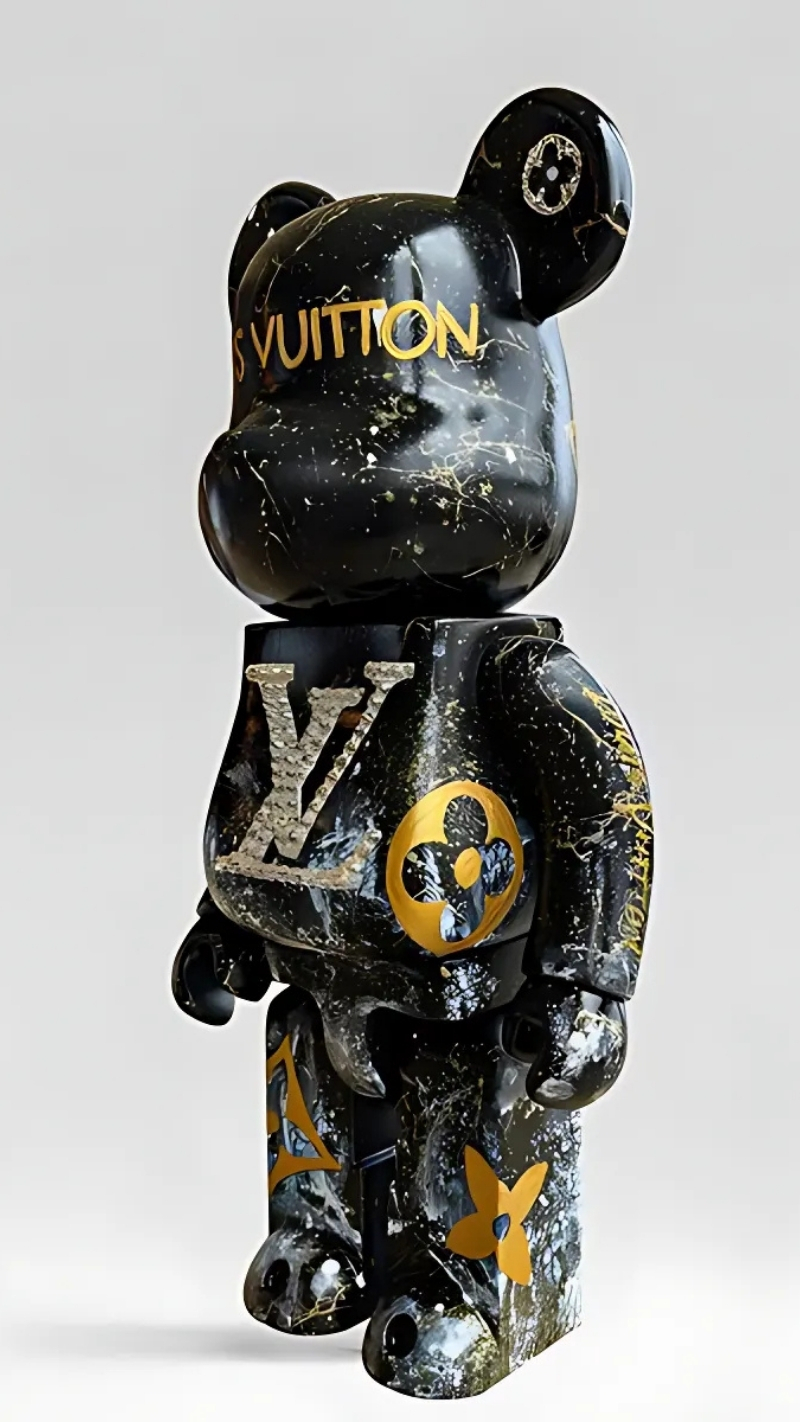 hình nền bearbrick lv thời thượng