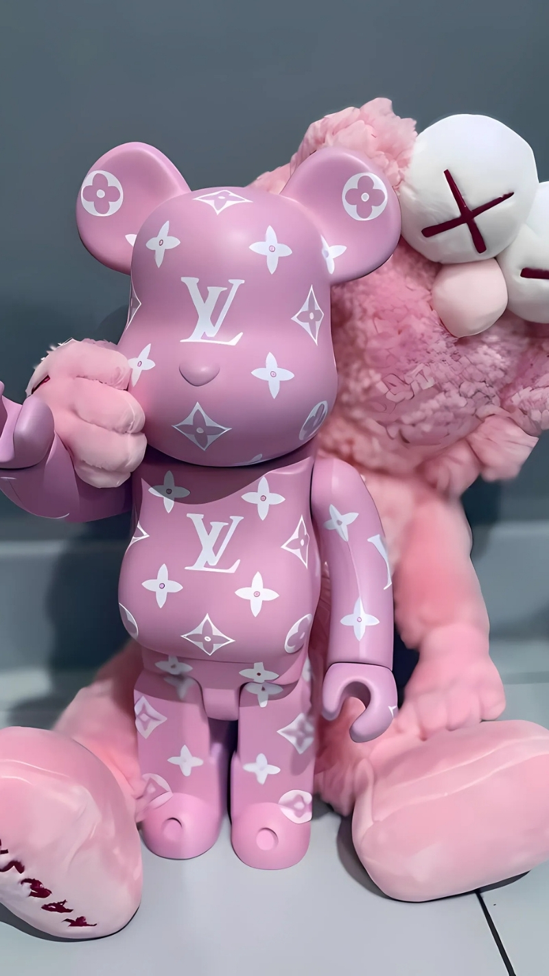 hình nền bearbrick lv siêu chất