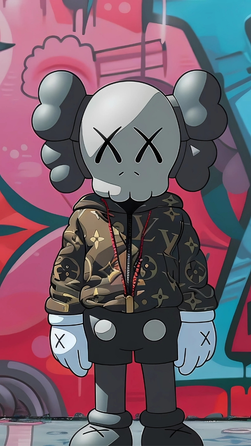 hình nền bearbrick lv siêu phẩm
