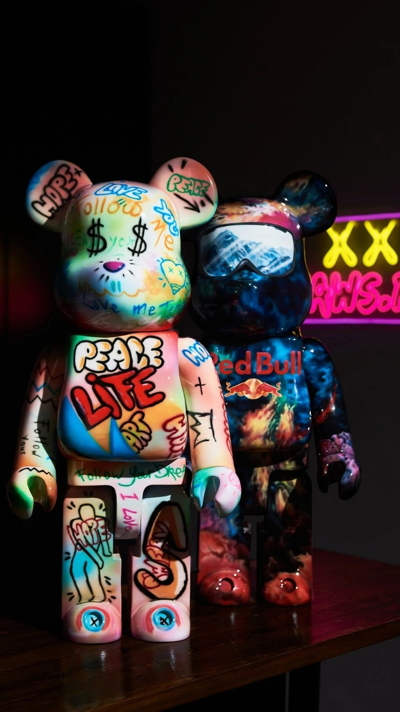 hình nền bearbrick 4k siêu nét