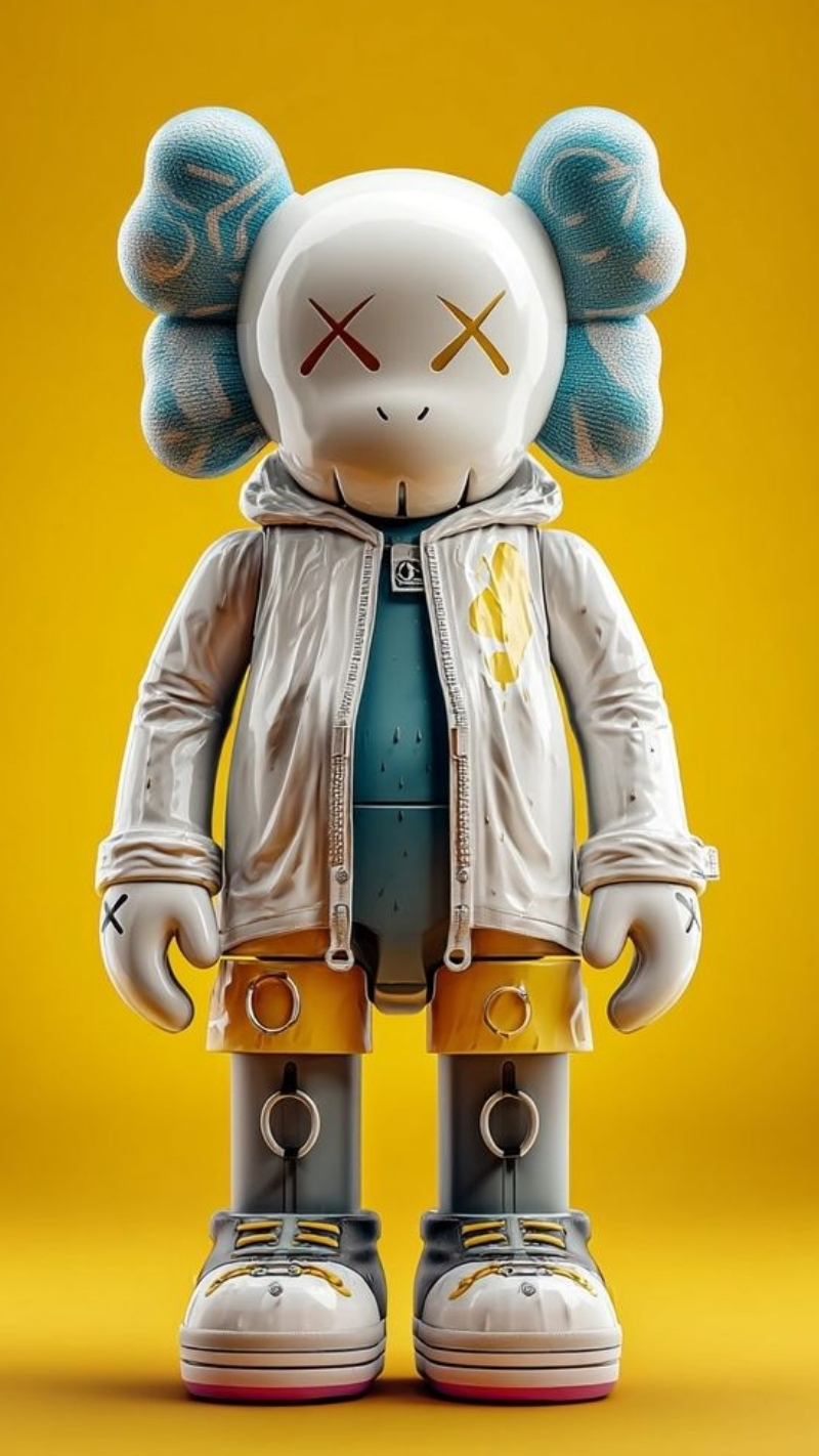 hình nền bearbrick 3d sâu sắc