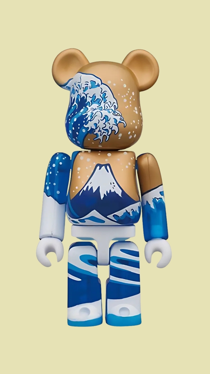 hình nền bearbrick 3d ấn tượng