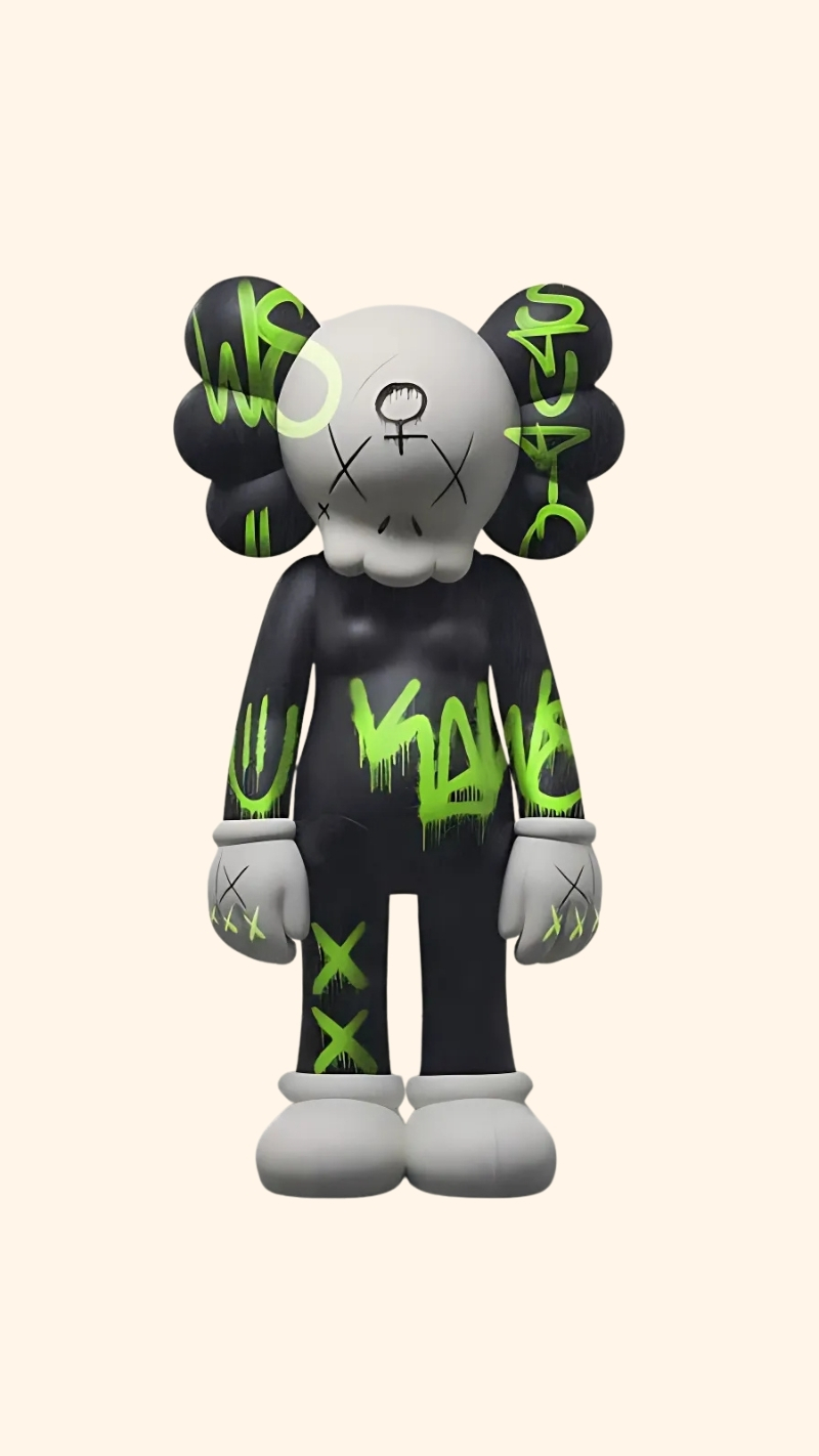 hình nền bearbrick 3d siêu chất