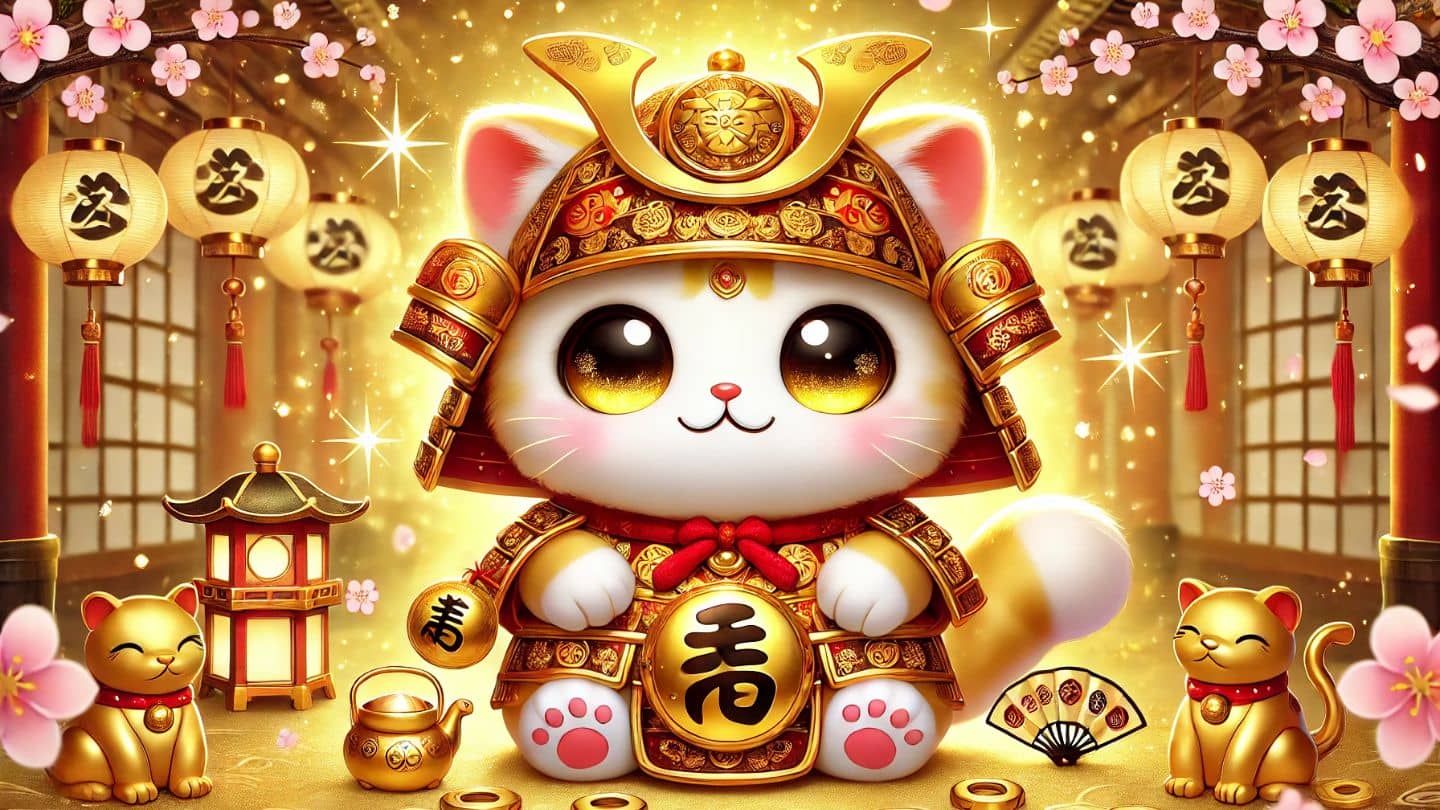 Hình nền mèo chiêu tài 1