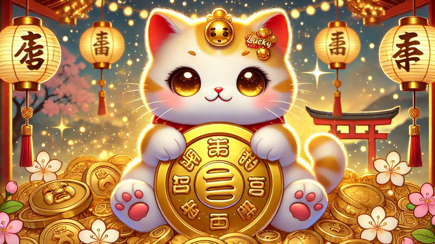 Hình nền mèo chiêu tài 2