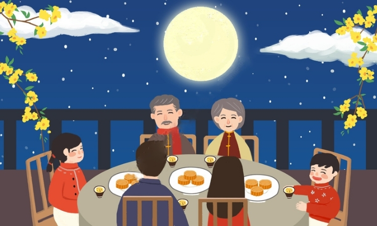 hình nền powerpoint trung thu