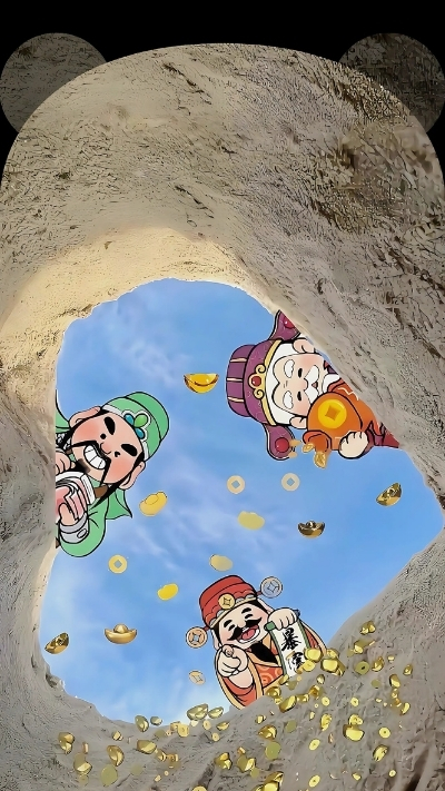 Wallpaper iPhone X tai thỏ cực kỳ dễ thương