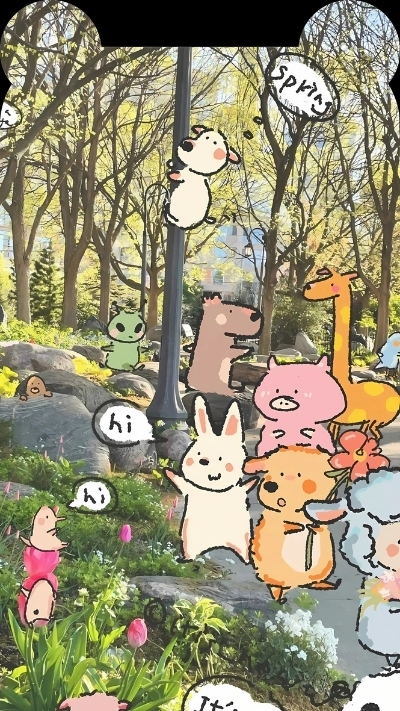 Hình nền iPhone X tai thỏ đẹp và dễ nhìn