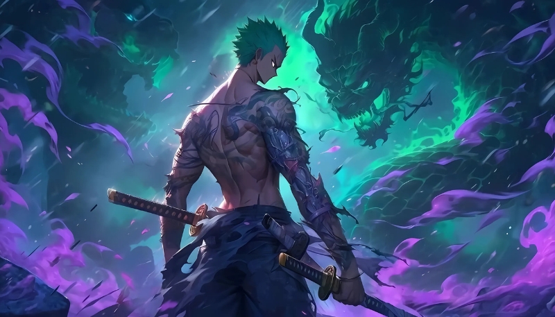 ảnh nền zoro 4k máy tính chất lừ