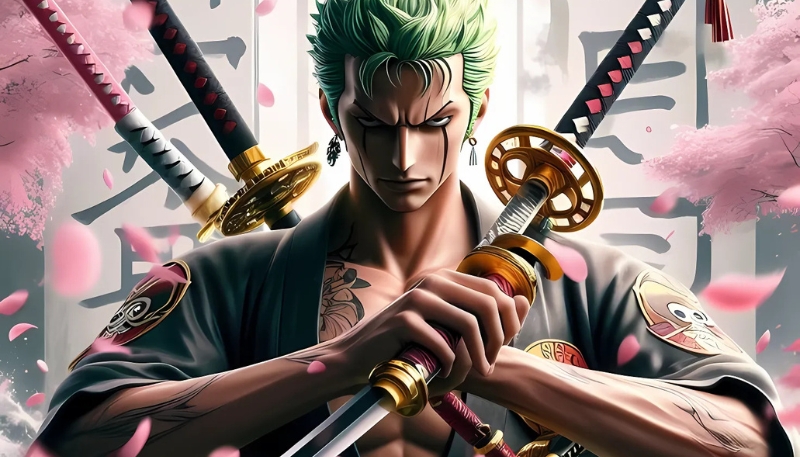 ảnh nền zoro 4k máy tính huyền thoại