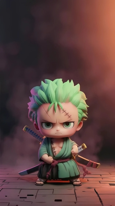 ảnh nền zoro cute phá cách