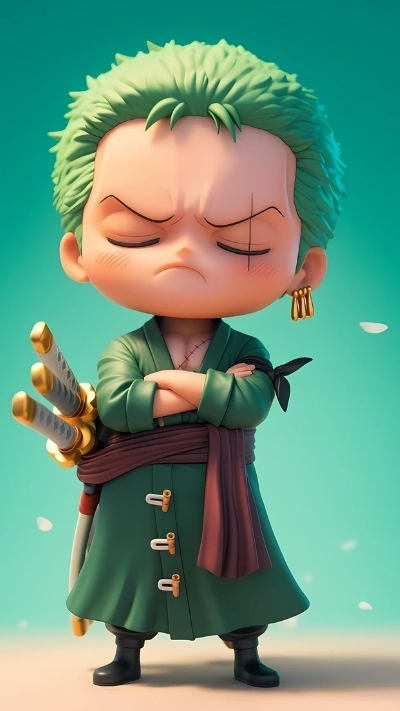 ảnh nền zoro cute siêu nhồi
