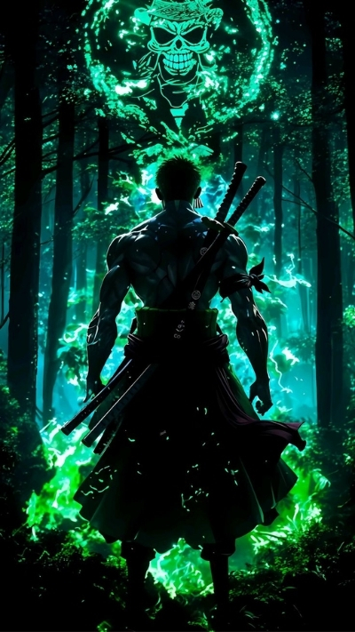 ảnh nền zoro chiến đấu hành động