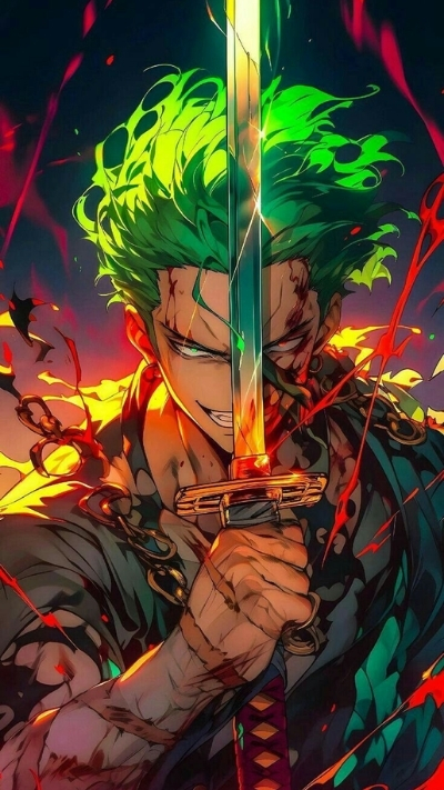 ảnh nền zoro 3d chiến binh