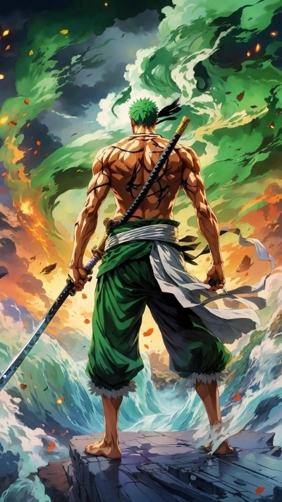 ảnh nền zoro 3d mạo hiểm