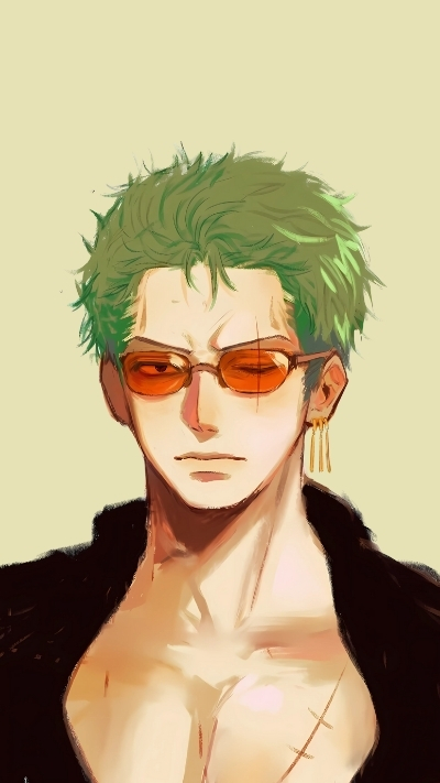ảnh nền zoro đeo kính đôi mắt lạnh lùng