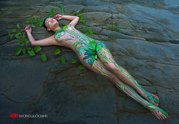 body painting17 - Mê mẩn chiêm ngưỡng Bộ ảnh nghệ thuật của Dương Quốc Định