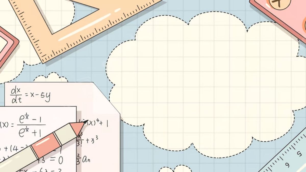 Hình nền powerpoint toán học tối giản