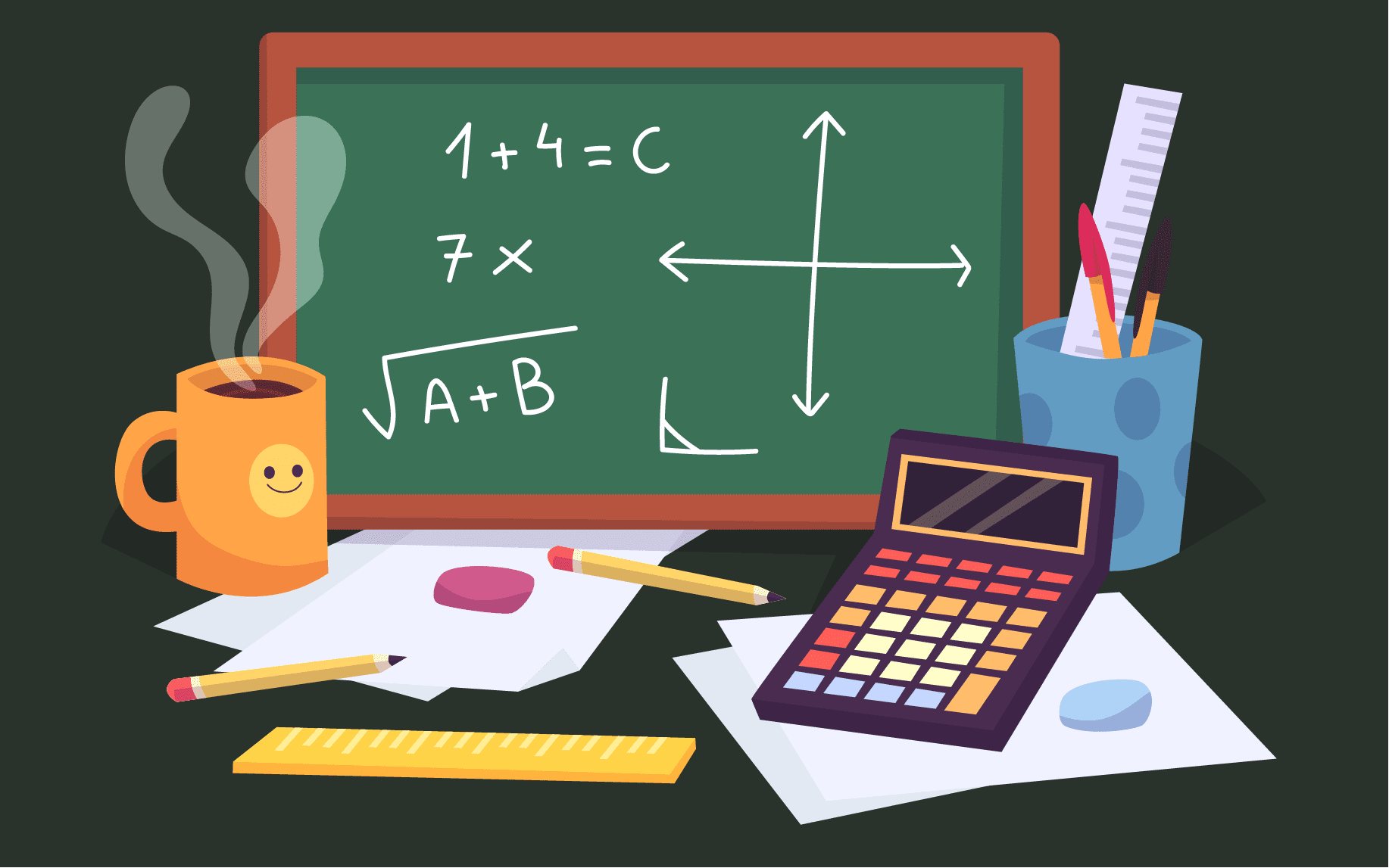 Hình nền powerpoint toán học cấp 2