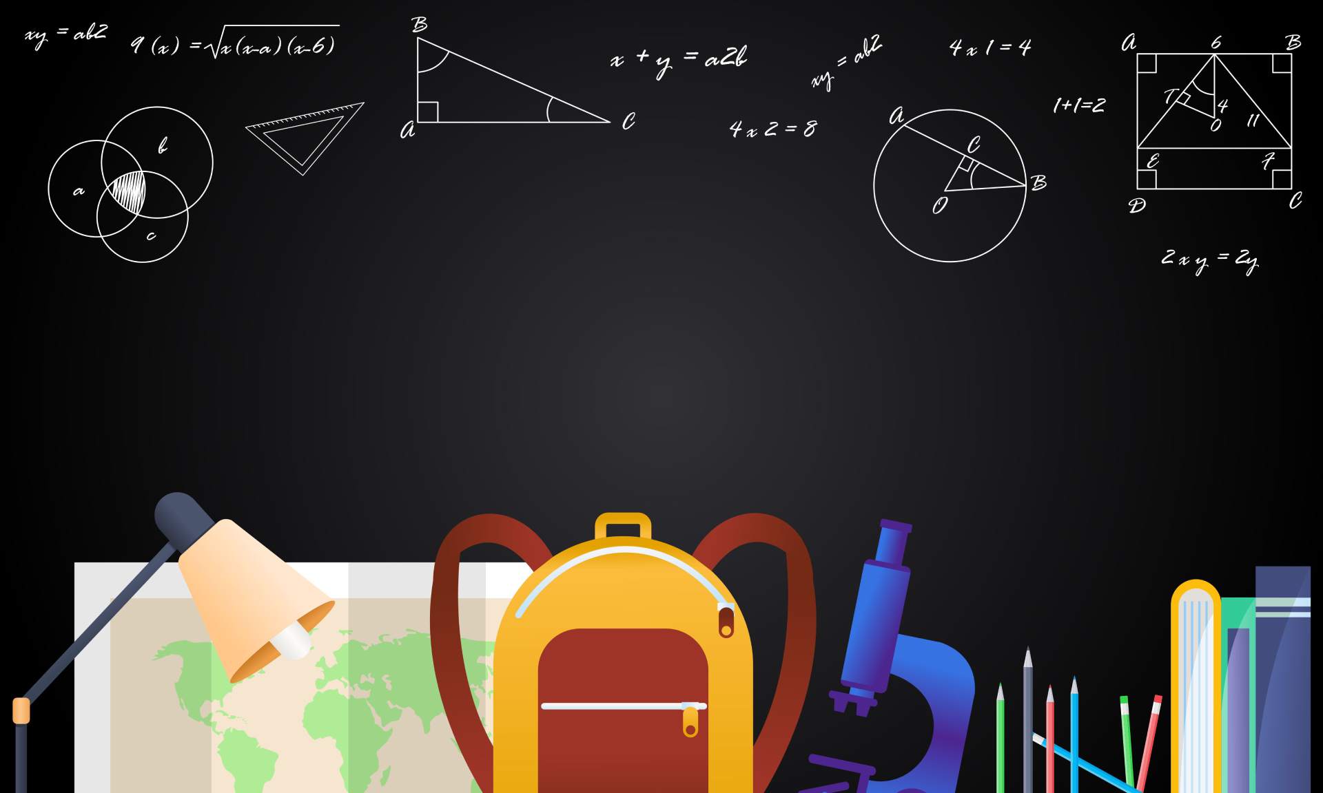 Hình nền powerpoint toán học bảng viết phấn