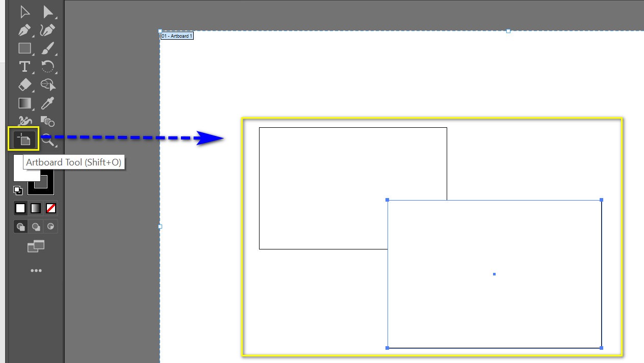 công cụ artboards
