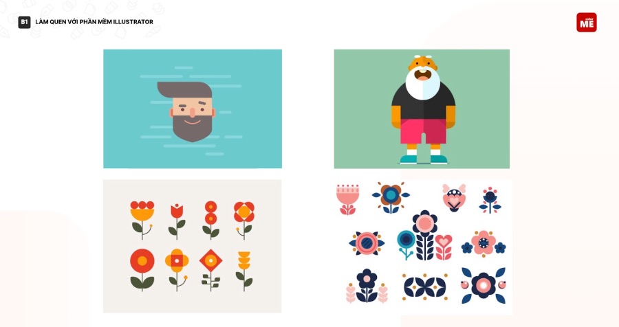 Lộ trình học Illustrator từ cơ bản cho người mới bắt đầu - Thực hành các công cụ cơ bản