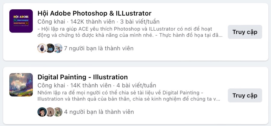 Lộ trình học Illustrator từ cơ bản cho người mới bắt đầu - Tìm một cộng đồng về Illustrator