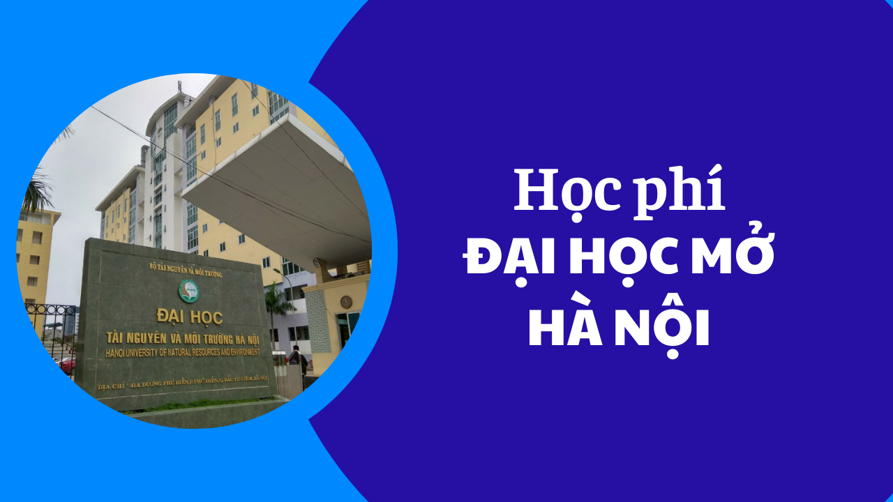 Học phí Trường Đại Học Mở Hà Nội năm 2025-2026