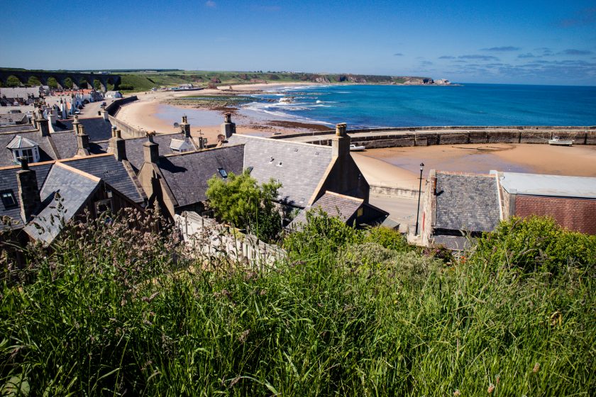 Cullen on the Moray Coast in Scotland