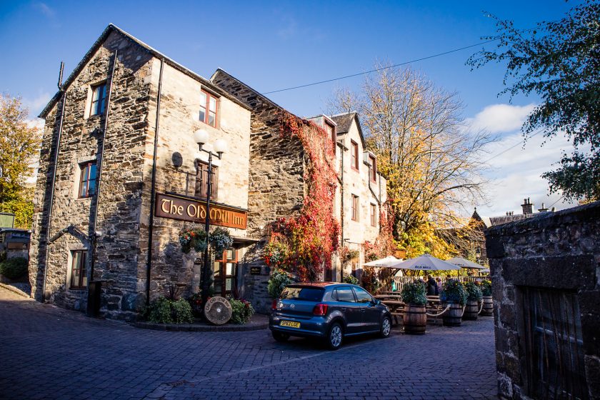 The Old Mill pub in Pitlochry, Scotland