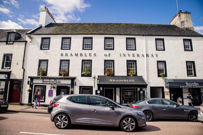 Brambles of Inveraray in Inveraray village in Scotland.
