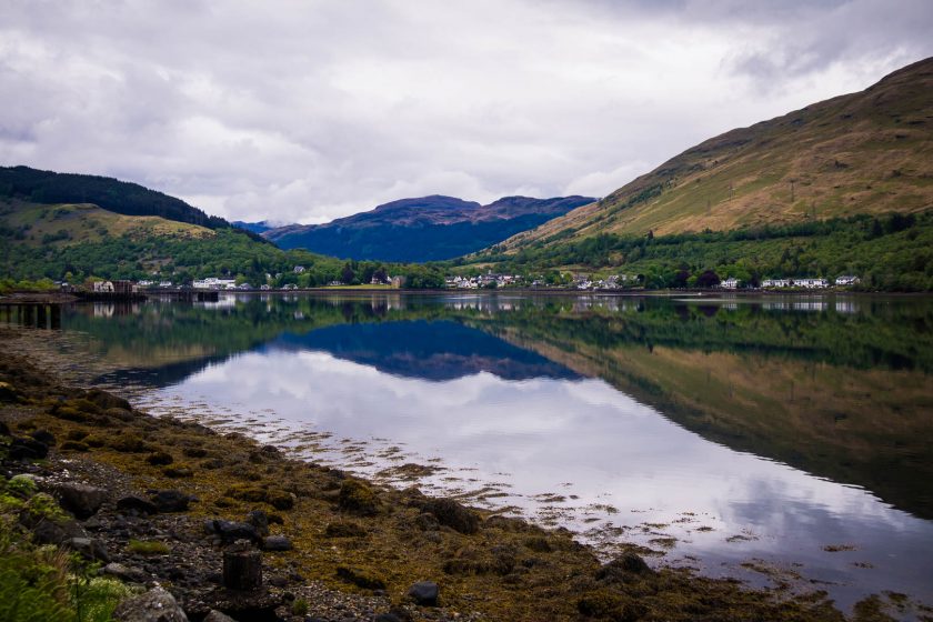 Arrochar village in the Scottish Highlands